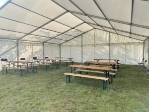 Family Fun Day Marquee at Saputo Dairy Uk Knowsley